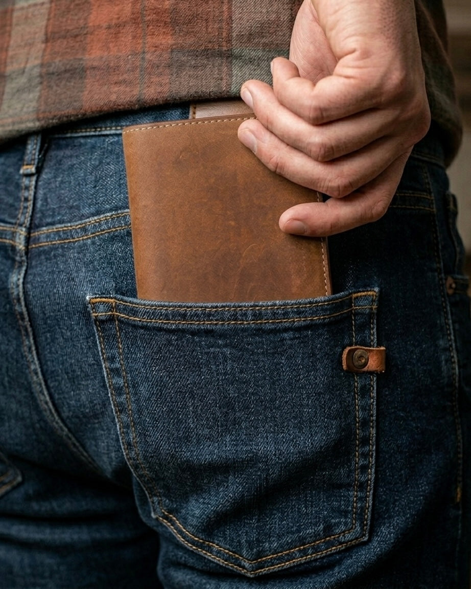 TG 01 - Original Leather Long Wallet - Tan