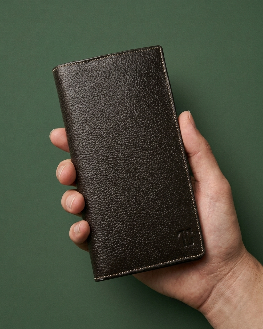 TG 03 - Original Leather Long Wallet - Chocolate