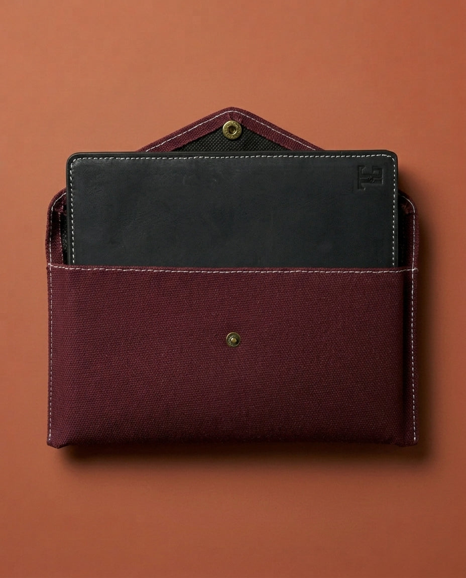 TG 02 - Original Leather Long Wallet - Black