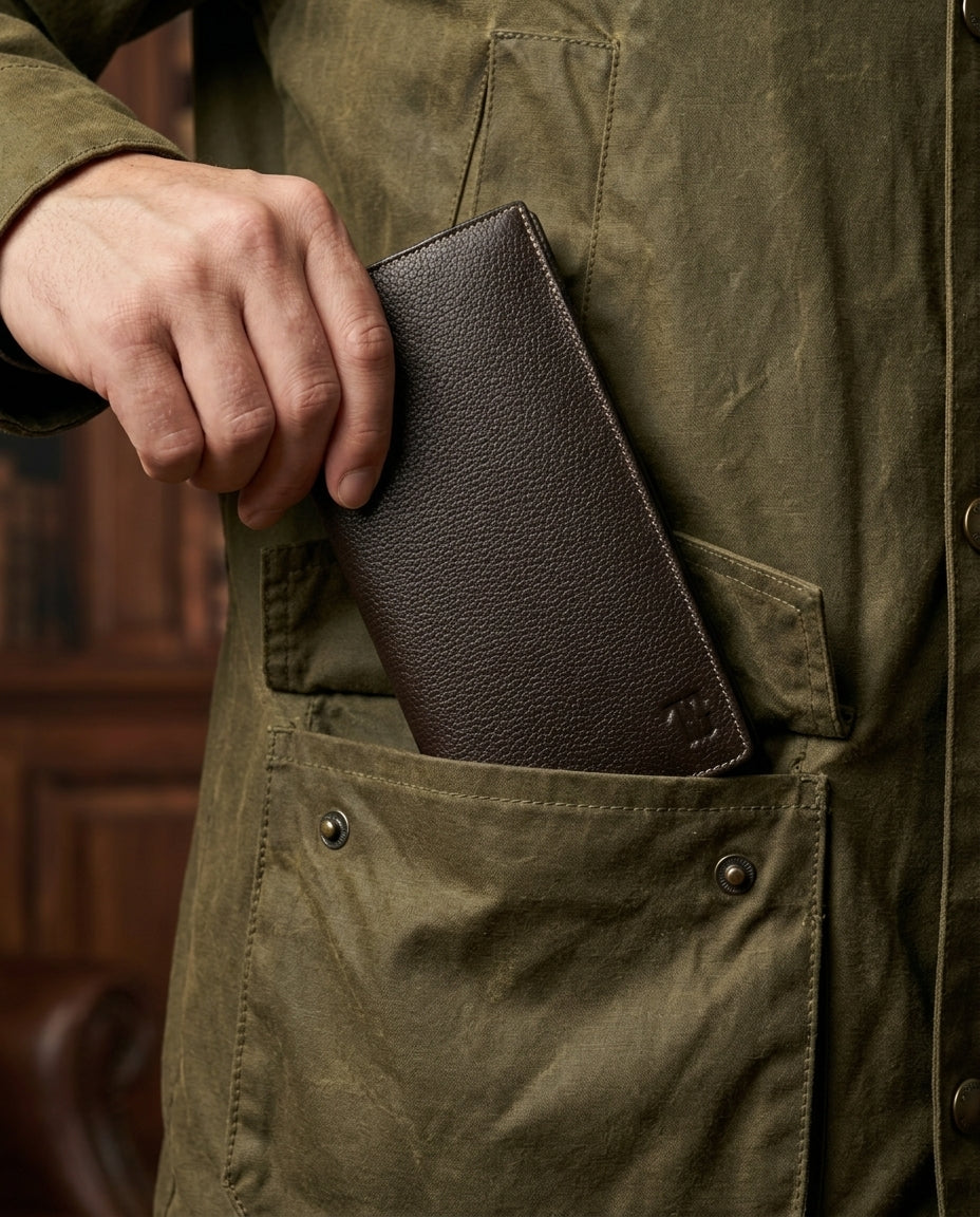 TG 03 - Original Leather Long Wallet - Chocolate