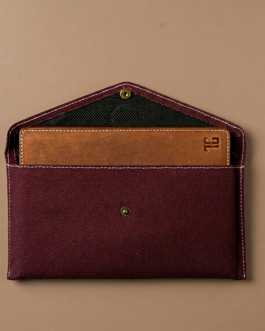 TG 01 - Original Leather Long Wallet - Tan