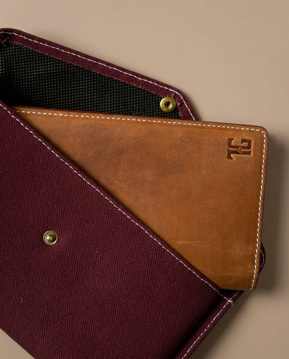 TG 01 - Original Leather Long Wallet - Tan